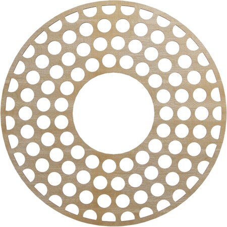 Ekena Millwork Fink Wood Fretwork Pierced Ceiling Medallion, Hickory, 26"OD x 9 1/2"ID x 3/8"T CMWP26X26X0375FFHI